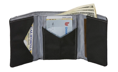 Portemonnee Eagle Creek RFID Tri-Fold Wallet Black