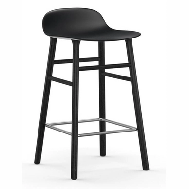 Barstoel Normann Copenhagen Form Black Oak 65 cm Black