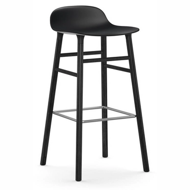 Barstoel Normann Copenhagen Form Black Oak 75 cm Black