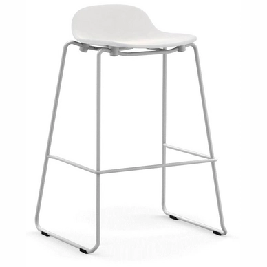 Barhocker Normann Copenhagen Form Stacking Steel 75 cm White