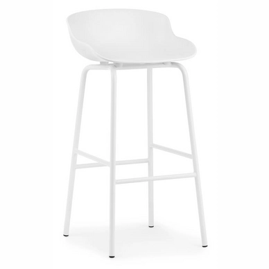 Barstoel Normann Copenhagen Hyg Steel 75 cm White