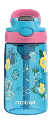 Trinkflasche Contigo Cleanable Kinder Blue Butterlies 420 ml