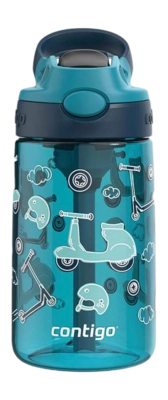 Trinkflasche Contigo Cleanable Kinder Blue Scooter 420 ml
