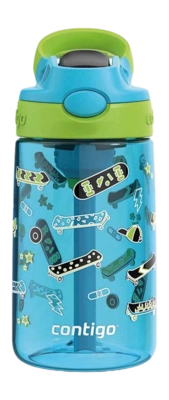 Trinkflasche Contigo Cleanable Kinder Blue Skateboard 420 ml