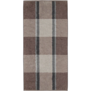 Handdoek Cawö Brilliant Karo Beige (set van 3)
