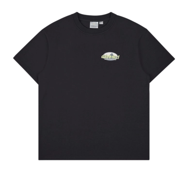 T-Shirt Gramicci Summit Tee Unisex Vintage Black