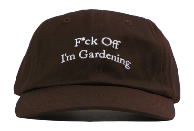 Casquette Bram's Fruit Homme F*ck Off I'm Gardening Brown