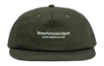 Casquette New Amsterdam Surf Association Nom Kombu Green