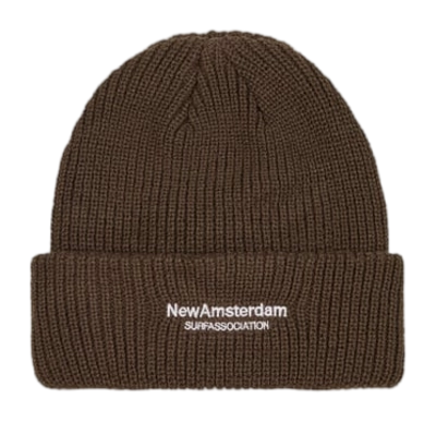 Beanie New Amsterdam Surf Association Logo Potting Soil