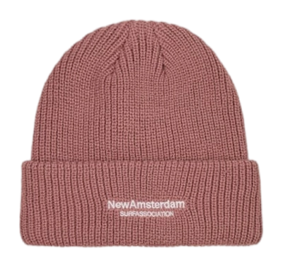 Bonnet New Amsterdam Surf Association Logo Cameo Brown
