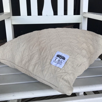 Sierkussenhoes Town&Country Iris Beige (50 x 50 cm)