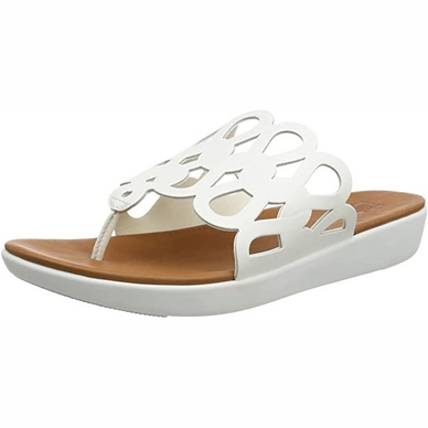 FitFlop Elodie Entwined Loops Toe-thongs Bright White Damen