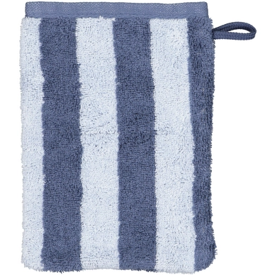 Gant de Toilette Cawö Reverse Stripes Night Blue (6-Pièces)