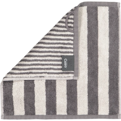 Face Towel Cawö Reverse Stripes Anthracite (6-piece)