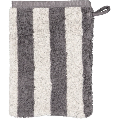 Washcloth Cawö Reverse Stripes Anthracite (6-piece)