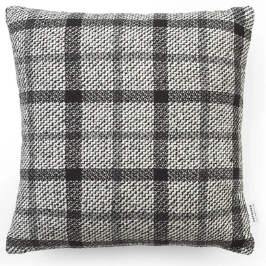 Sierkussen Normann Copenhagen Flair Black White Mega Check (40 x 40 cm)