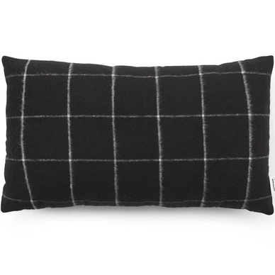 Sierkussen Normann Copenhagen Flair Black Grid (35 x 60 cm)