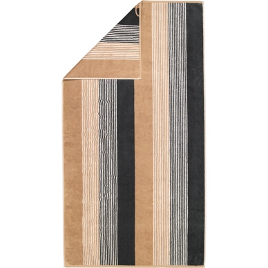 Serviette de Douche Cawö Coast Repeat Anthracite/Nature