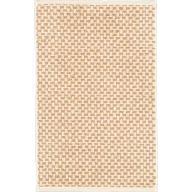 Gästehandtuch Cawö Natural Allover Natur-Caramel (Set van 6)