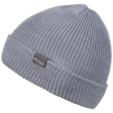 Mütze Bergans Rib Beanie Grey Mel