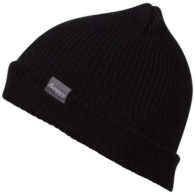 Mütze Bergans Rib Beanie Black