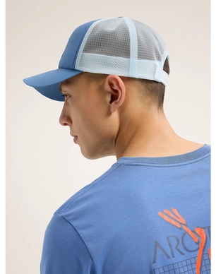 S24-X000007763-Bird-Word-Trucker-Curved-Hat-Stone-Wash-Daybreak-Side-View