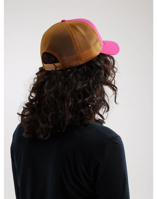 S24-X000007763-Bird-Word-Trucker-Curved-Hat-Amaranthus-Yukon-Back-View