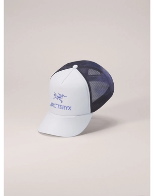 S24-X000007763-Bird-Word-Trucker-Curved-Hat-Solitude-Black-Sapphire-Front