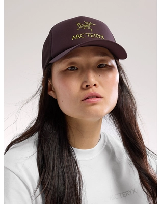 F24-X000007763-Bird-Word-Trucker-Curved-Hat-Phantasm-Euphoria-Front-View