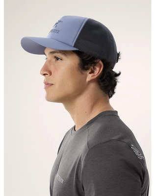 F24-X000007763-Bird-Word-Trucker-Curved-Hat-Stratus-Dark-Stratus-Side-View