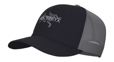 Cap Arc'teryx Unisex Bird Word Trucker Hat Black Cloud - S / M