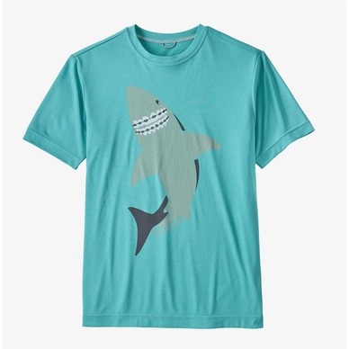 T Shirt Patagonia Boys Cap Cool Daily Shark O Dontics Iggy Blue X Dye