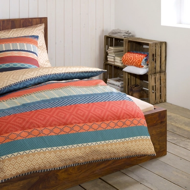 Bettwäsche s.Oliver Beige Bunt Feinflanell