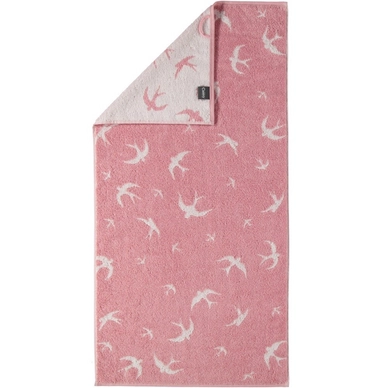 Handdoek Cawö Pier Birds Lichtroze (set van 3)