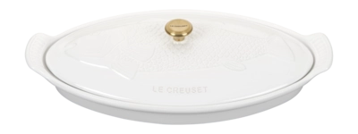 Ovenschaal Le Creuset Ovaal Heritage Vis Wit 41 x 21 cm