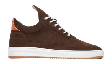 Filling Pieces Men Low Top Suede Camino Brown
