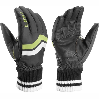 Gloves Leki Progressive Osmium S Charcoal / Lime