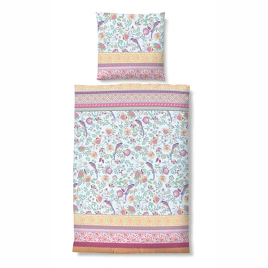 Bettwäsche Biberna Frühling Ciel Mako-Satin