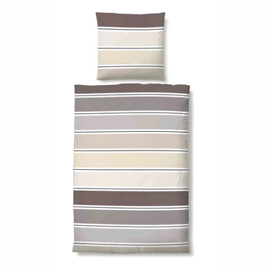 Bettwäsche Biberna Stripe Topas Mako-Satin