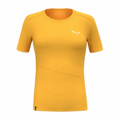 T-Shirt Salewa Puez Sporty Dry Damen Gold
