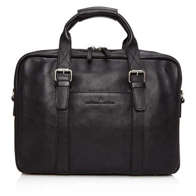 Laptoptas Castelijn & Beerens Bravo RitsZwart 15,6"