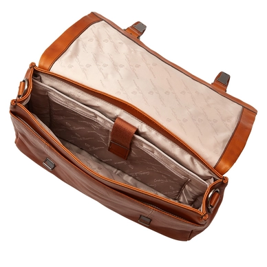 Laptoptas Castelijn & Beerens Bravo Cognac  15,6"