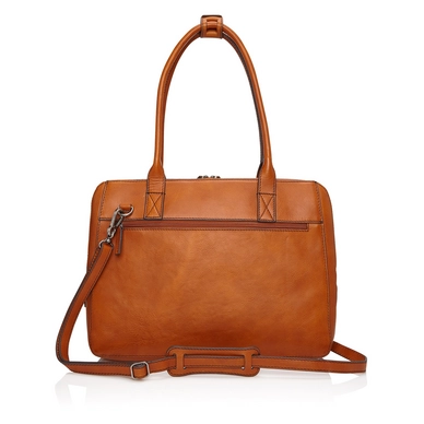 Dames Laptoptas Castelijn & Beerens Bravo Cognac 15,6"