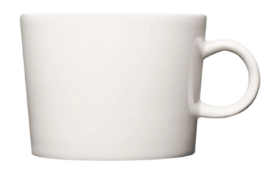 Tazza caffè Iittala Teema 220 ml, Con manico, Porcellana, Bianco