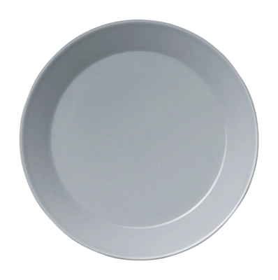 Piatto piano Iittala Teema 17,5 x h 2,6 cm, Coupe, Porcellana, Grigio perla