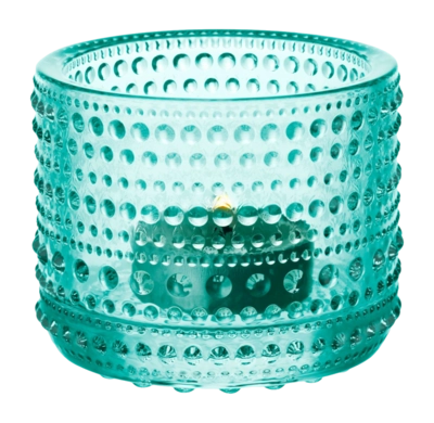 Theelichthouder Iittala Kastehelmi Watergroen 6,4 cm