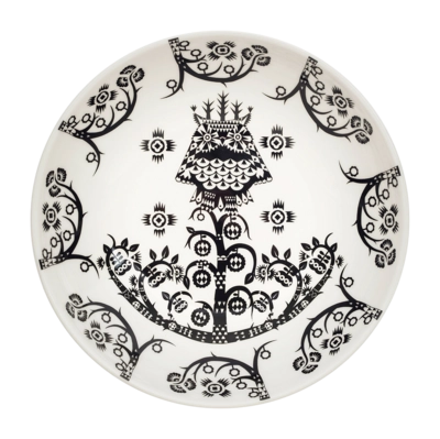 Deep Plate Iittala Taika Deco Black 20 cm