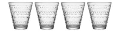 Wasserglas Iittala Kastehelmi Trinkglas Klar 300 ml (4er-Set)