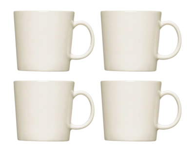 Tasse Iittala Teema Blanc Blanc 300 ml (Set de 4)