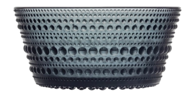 Bowl / Dish Iittala Kastehelmi Dark Grey 10.8 cm